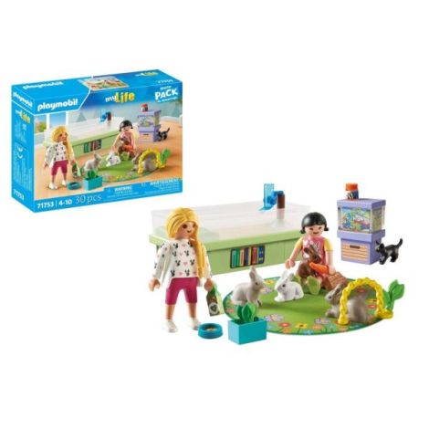 Playmobil - Set starter Familie de iepurasi - imagine 7